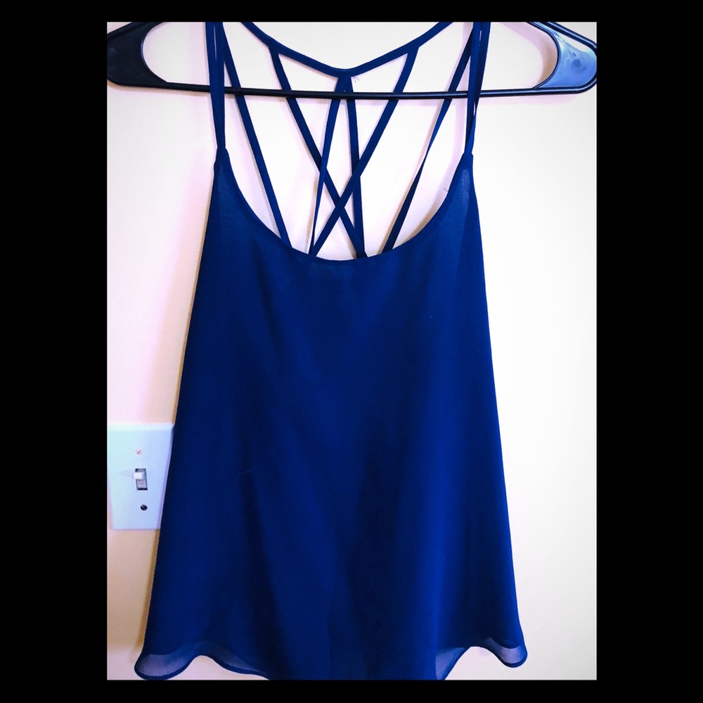 Royal Blue tank/blouse